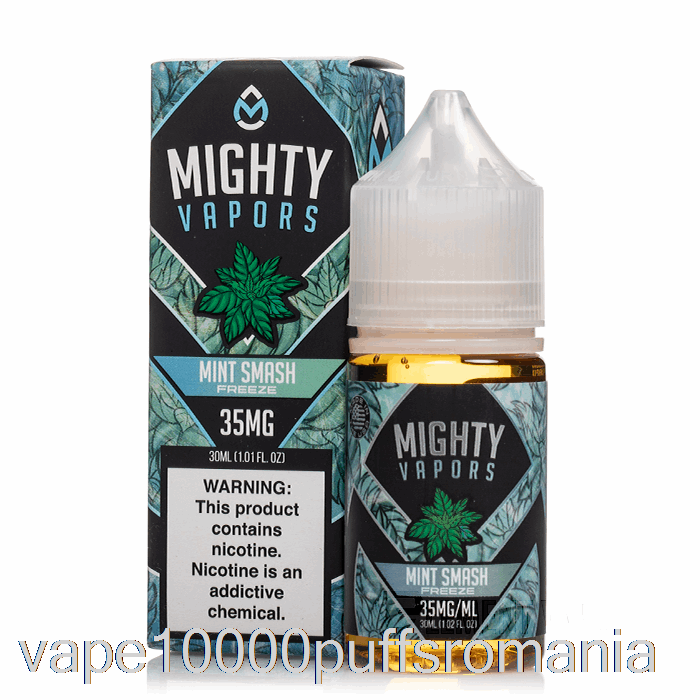 Vape Romania Menta Smash Freeze - Saruri Puternice - 30ml 50mg